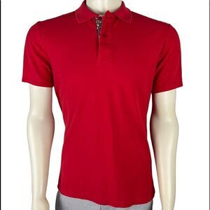 Bertigo Short-Sleeved Red Polo Excellent Condition Size Large